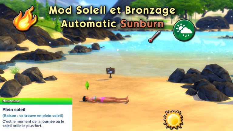 Mod Coups de Soleil et Bronzage – Automatic Sunburn par Flerb