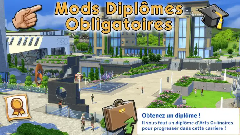 Sims 4 à la fac : deux mods qui rendent les diplômes quasi-indispensables !