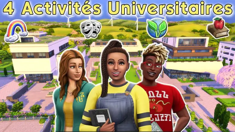 4 Activités Universitaires pour vos Sims à la Fac