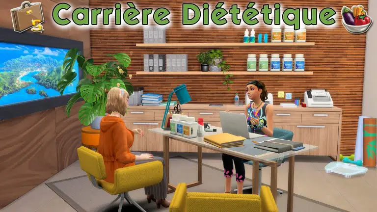 Carrière de diététicien pour les Sims 4