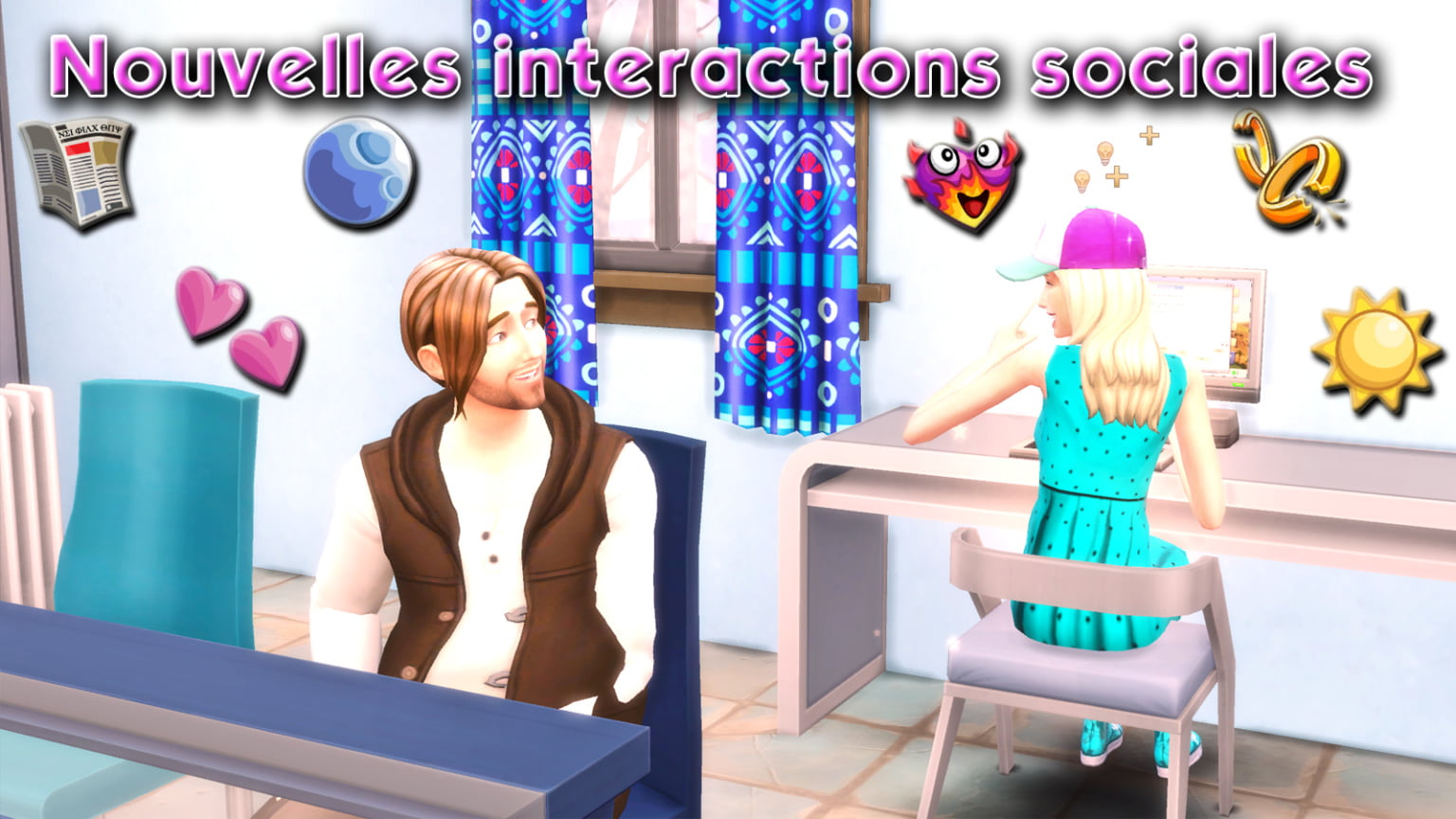 De nouvelles interactions sociales pour vos Sims ! Mod Sims 4