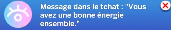 Notif bonne énergie