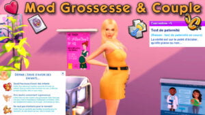 Mod grossesse couple Lumpinou Sims 4