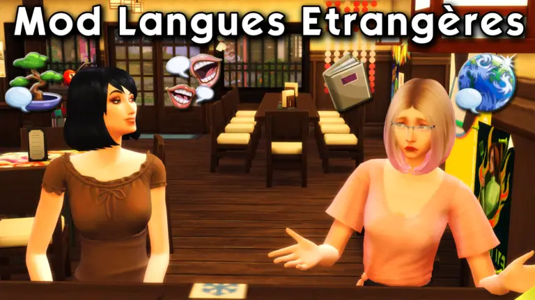 Le mod des langues étrangères pour les Sims