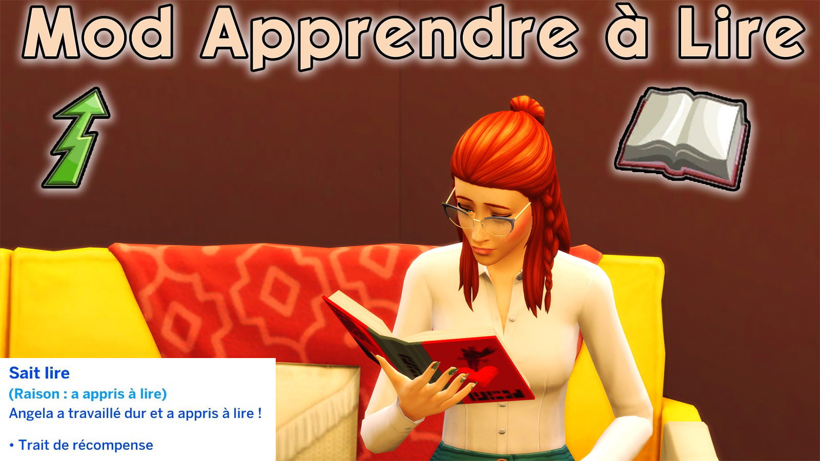 Mods pour apprendre à lire à vos Sims - Mod Sims 4