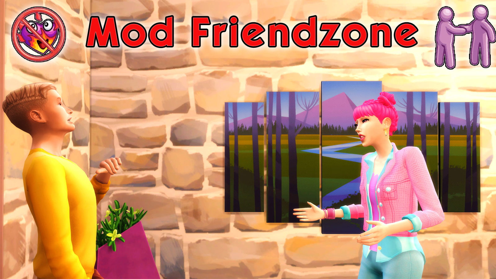 Un mod friendzone pour vos Sims - Mod Sims 4