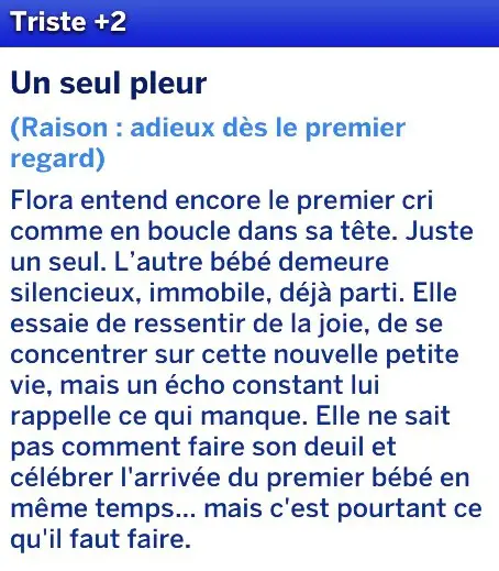 Buff un seul pleur