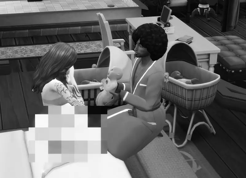 Bug quatre bébés Sims 4