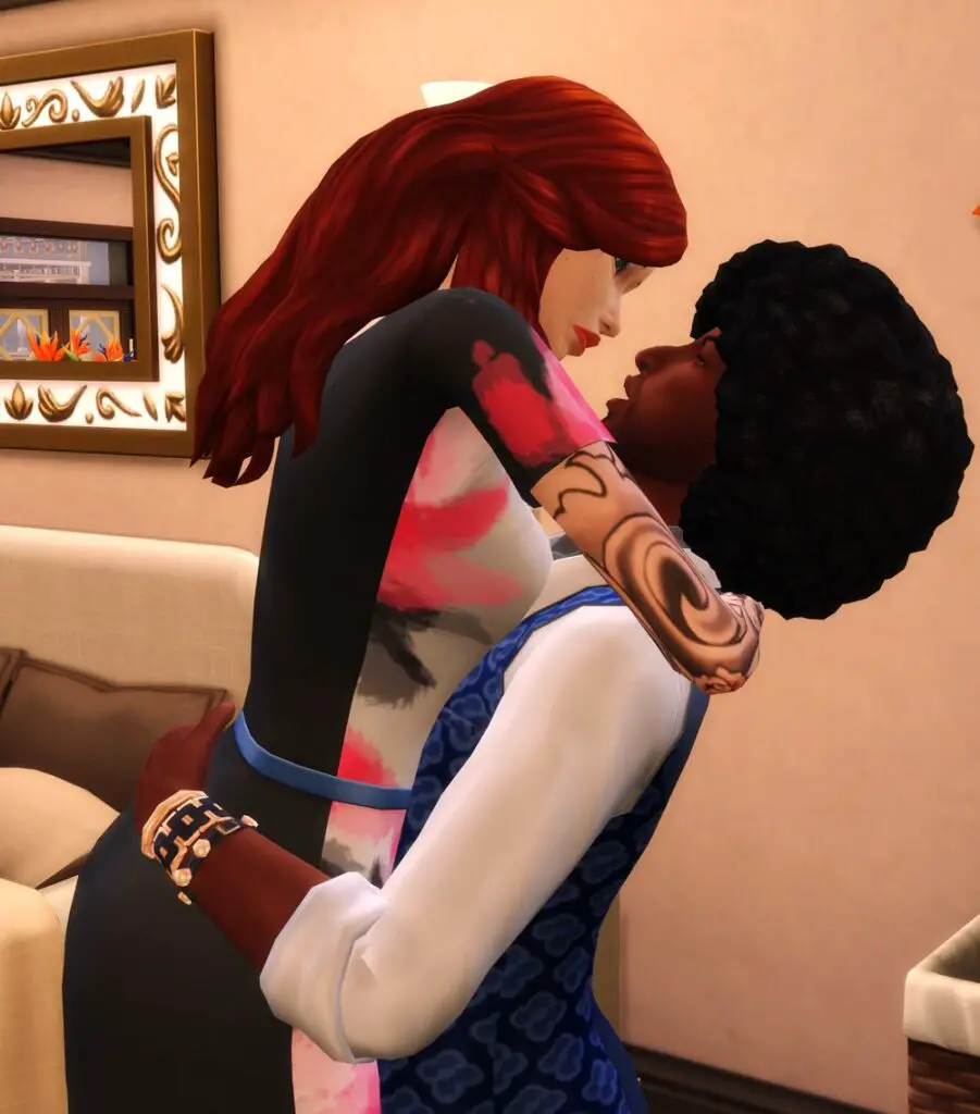 Couple heureux Sims 4