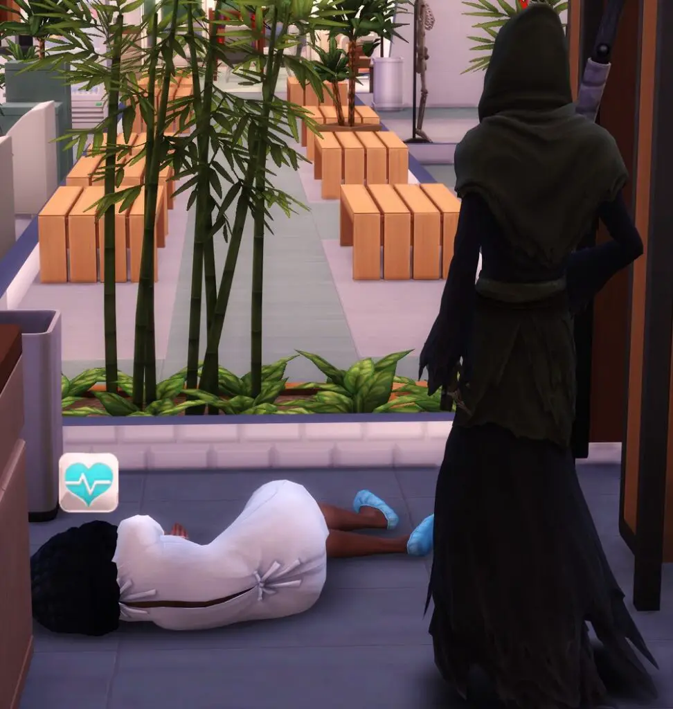 Décès patiente enceinte hôpital Sims 4