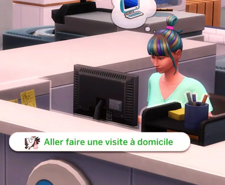 Interaction aller faire visite domicile