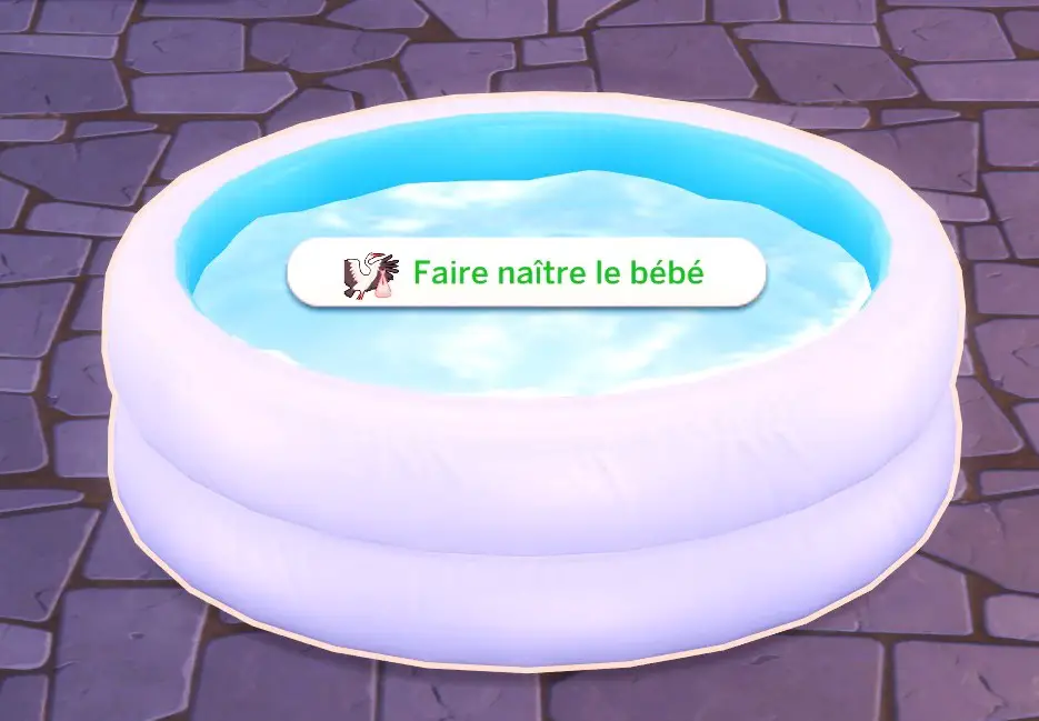 Interaction faire naître bébé