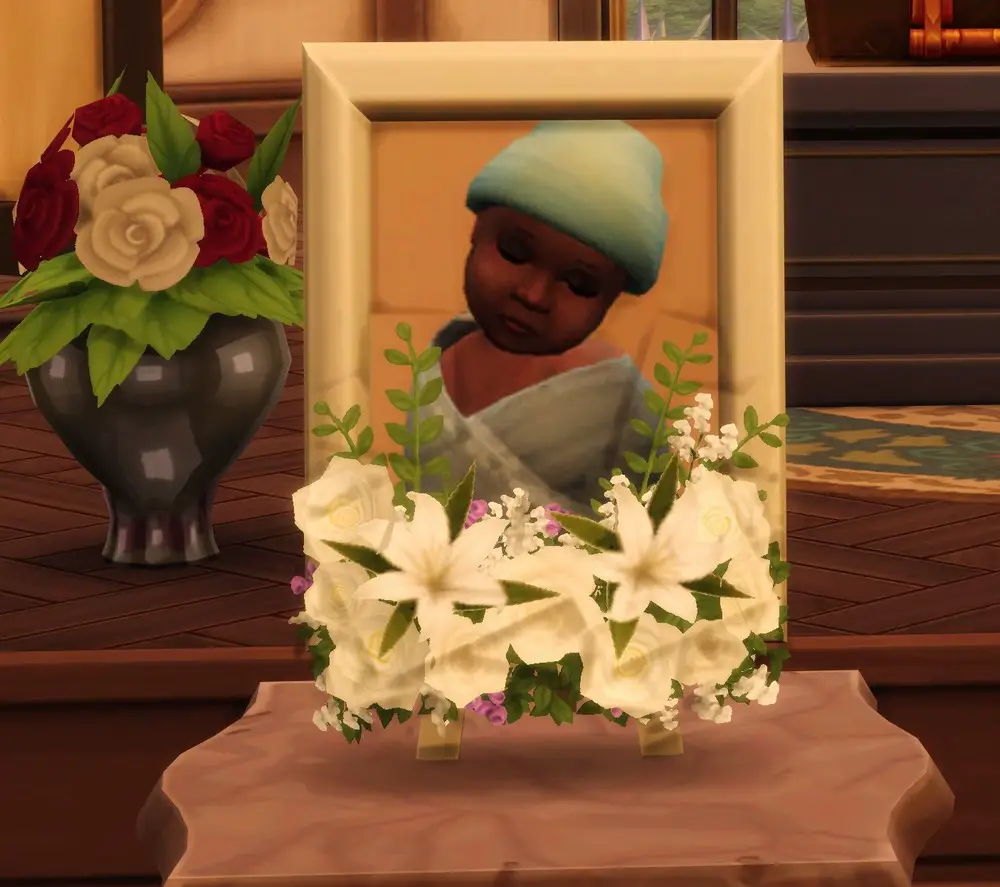 Memorial bébé mod accouchement Sims 4