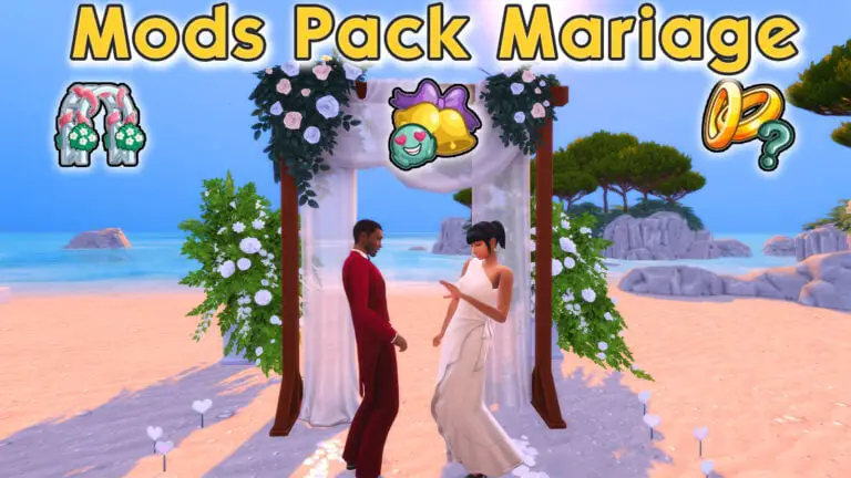 Mods pour le pack mariage des Sims