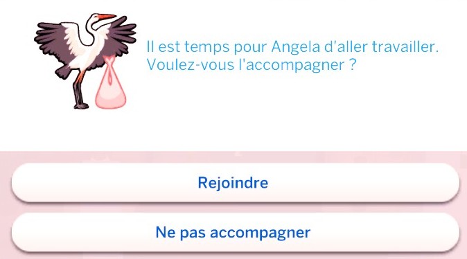 Notif journée de travail sage-femme
