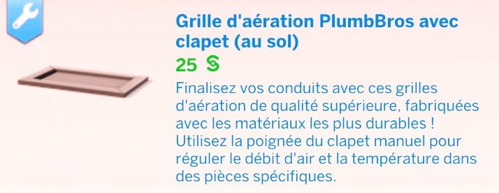Grille aeration sol