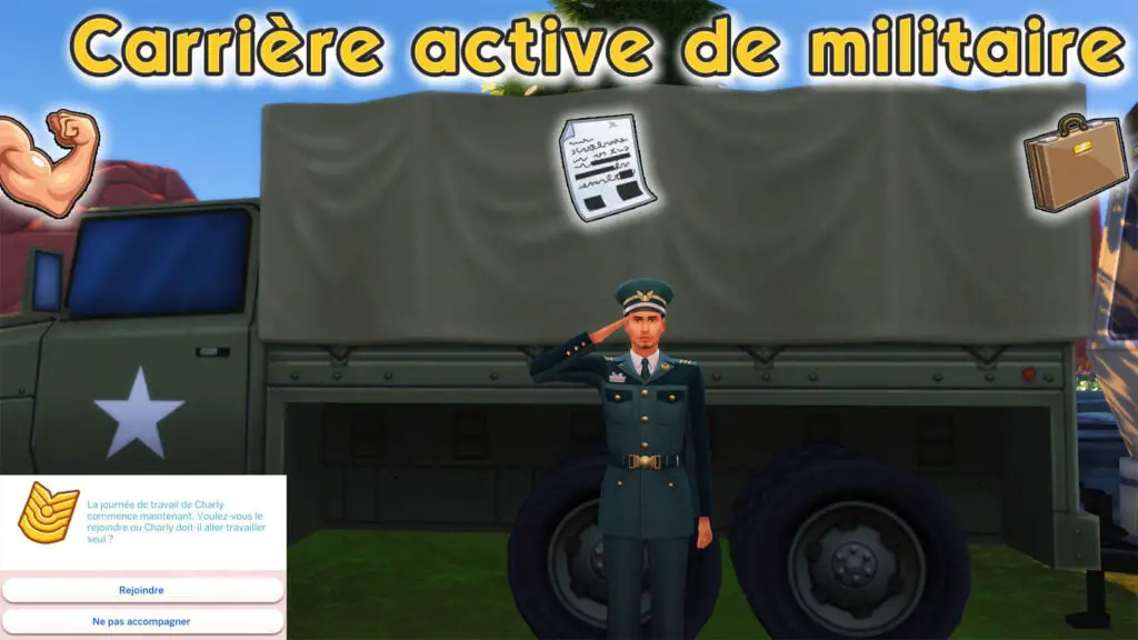 Mod carriere militaire Sims 4