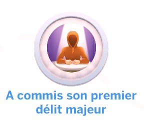 A commis son premier délit majeur