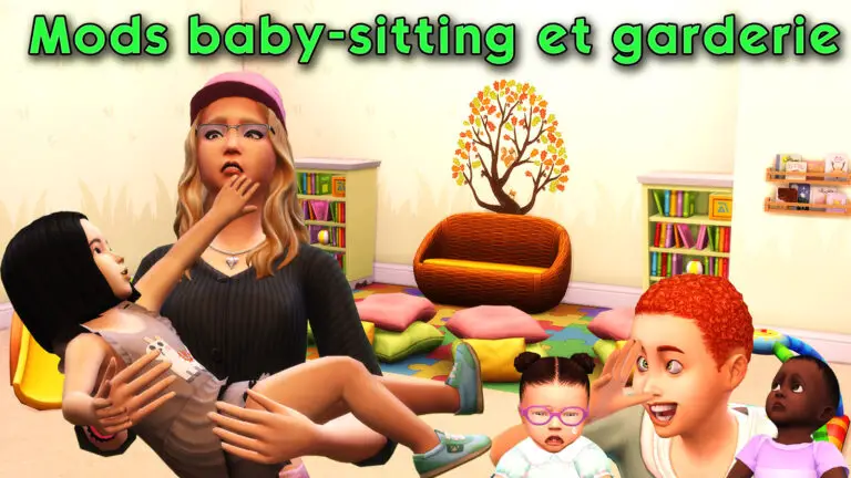 Mods baby-sitting et garderie pour les Sims 4