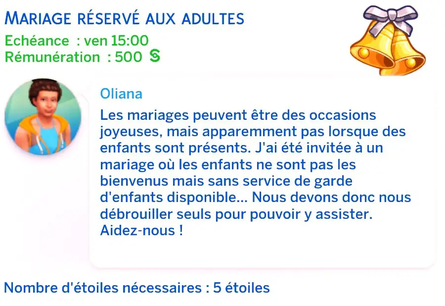 Exemple contrat babysitting mariage