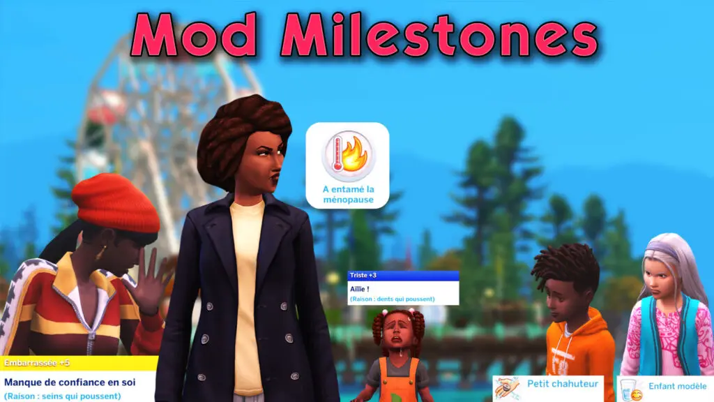 Mod Milestones Sims 4 Nate en français