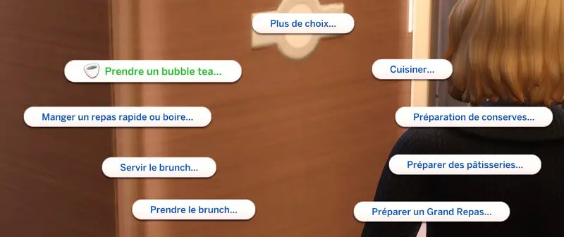 Grab bubble tea from fridge fr