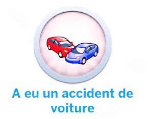 Etape de vie accident voiture Sims 4