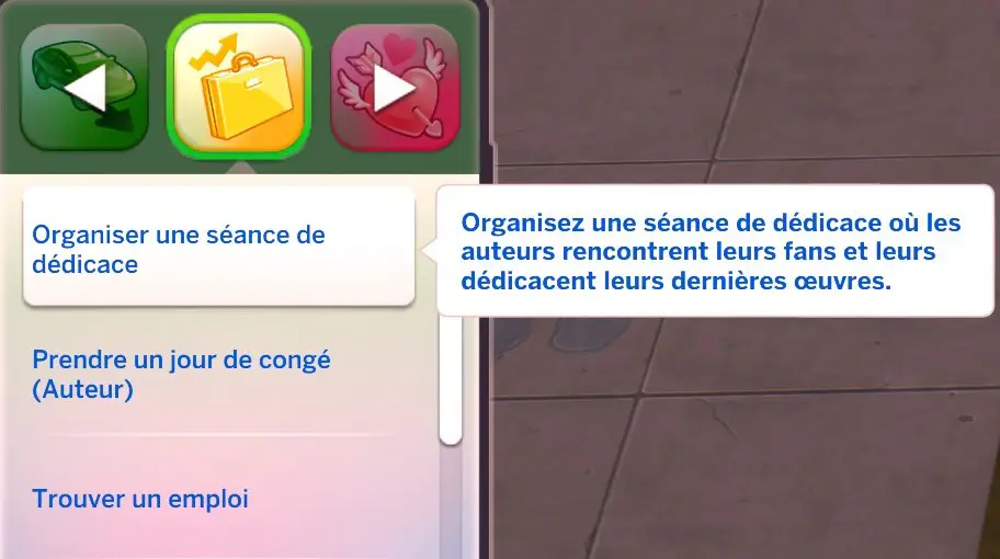 Téléphone organiser une séance de dédicace