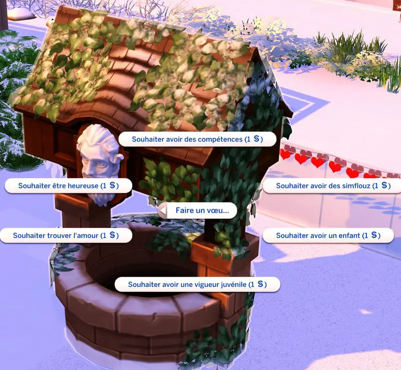 Puits à souhaits Sims 4