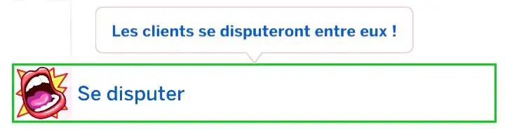 Sims 4 business et hobbies clients disputes