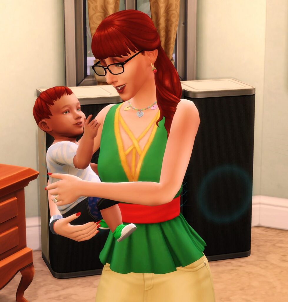 Dance with baby in arms Simkatu mod sims 4