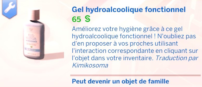 Gel hydroalcoolique mod sims 4 simkatu wash hands