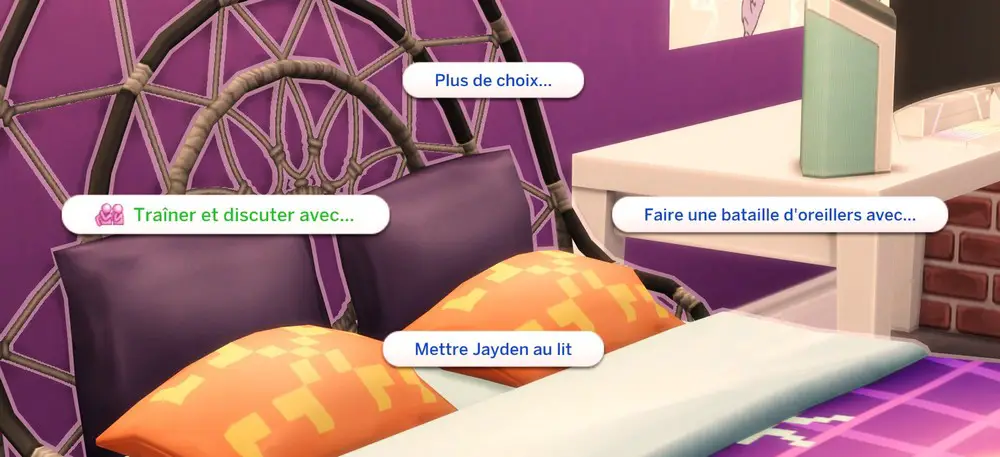 Interaction trainer et discuter avec