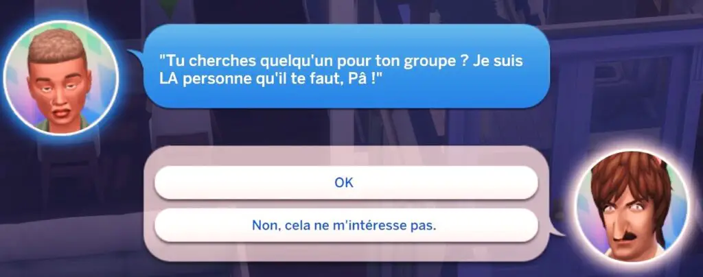 Appel candidature groupe musique sims 4 mod world tour
