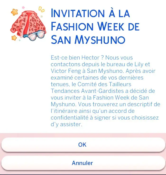 Invitation Fashion Week