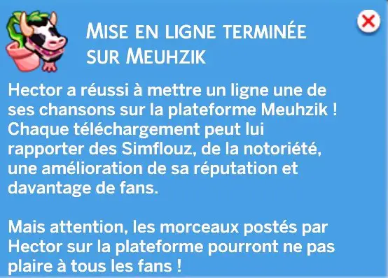 Mise en ligne terminée Meuhzik