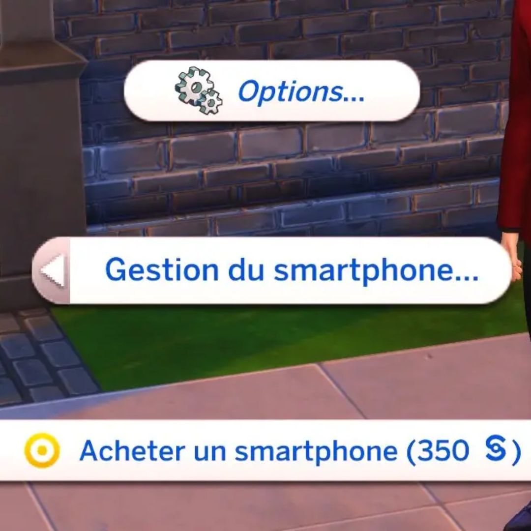 Homepage modsims4 MAJ smartphone Lumpinou