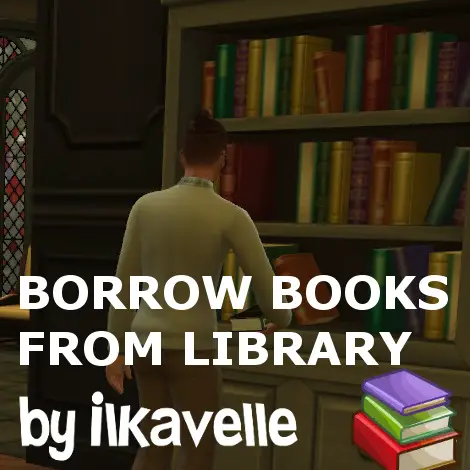 Borrow book library Ilkavelle
