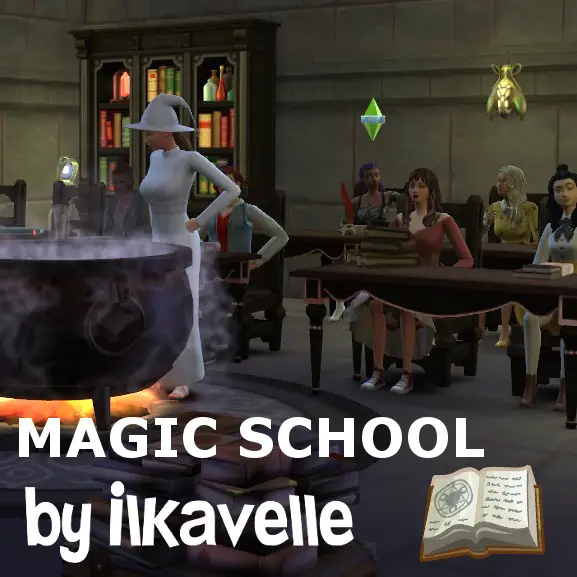 Magic school Ilkavelle mod sims 4