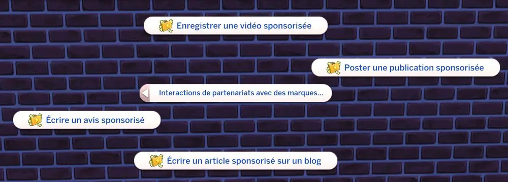 Interactions avec des marques mods sims 4 ellesimsworld