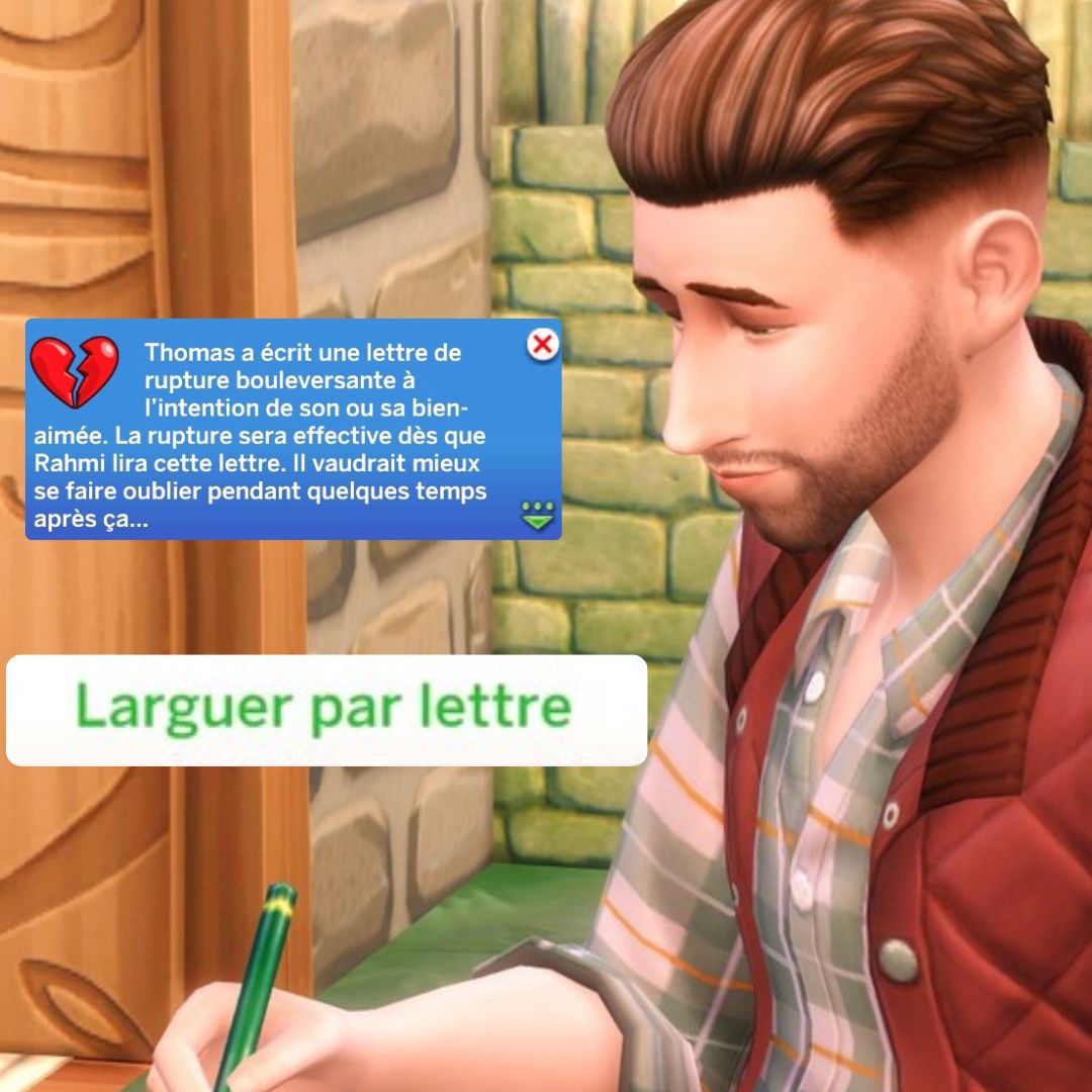 Mod break up via letter homepage