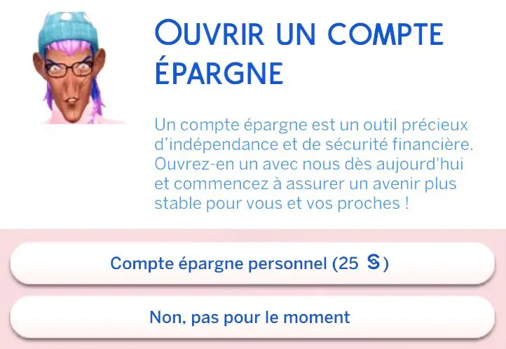 Ouverture compte épargne
