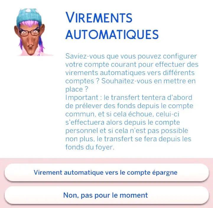 Virements automatiques