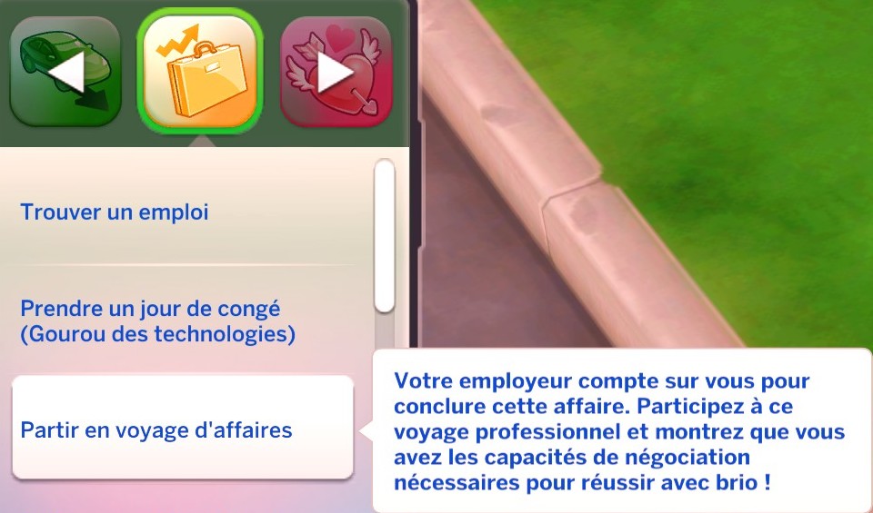 Partir en voyage d'affaires