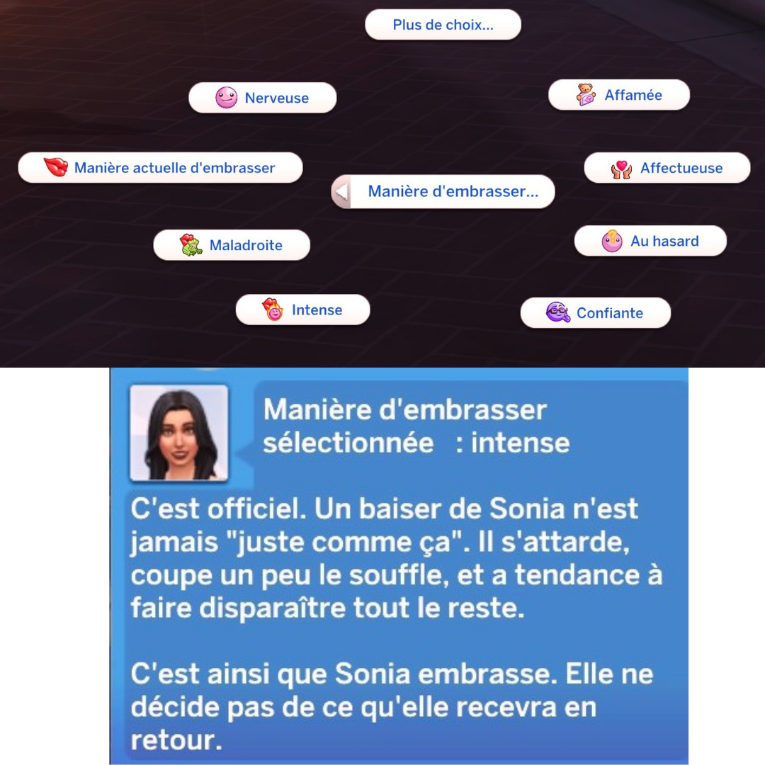 Homepage modsims4 MAJ kissing styles