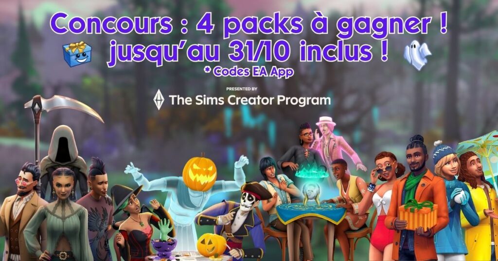 Concours 4 packs Octobre 2026