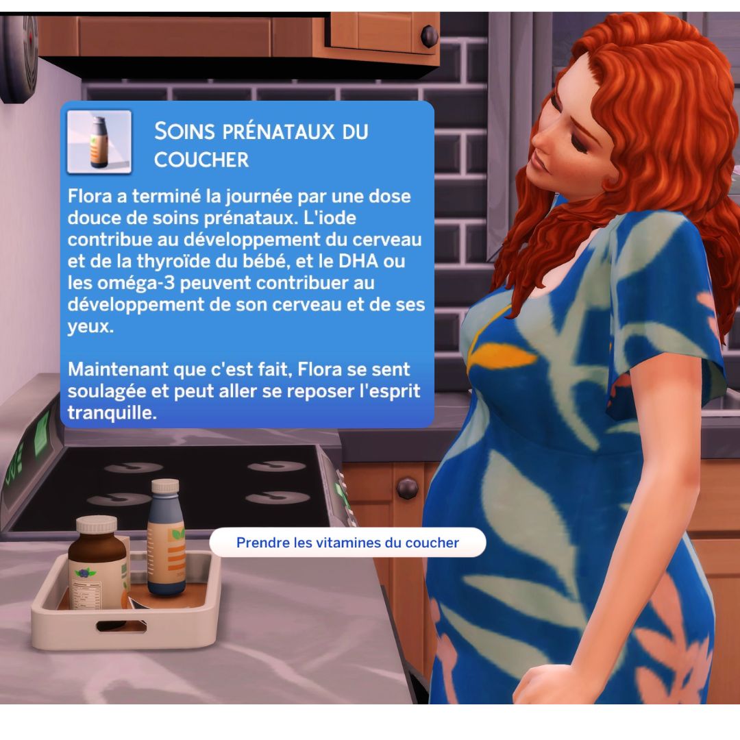 Homepage modsims4 SixamCC prenatal vitamins mod traduction fr
