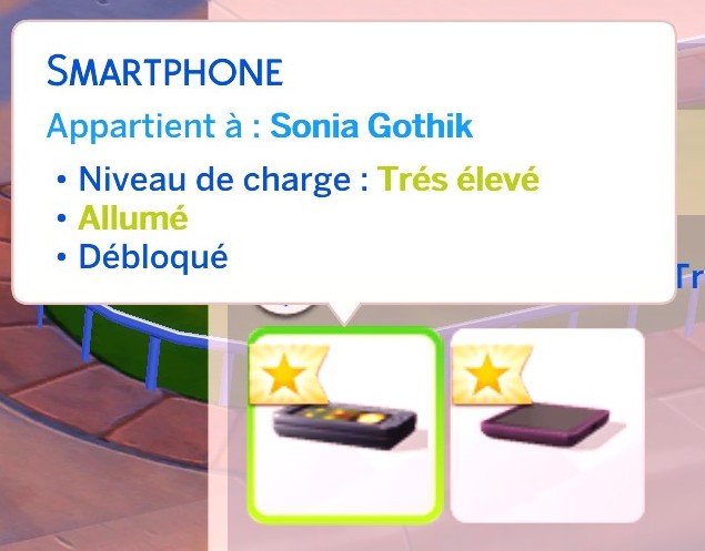 Smartphone inventaire Sms 4