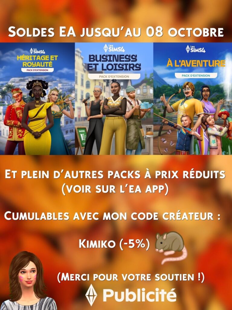 Soldes EA Octobre