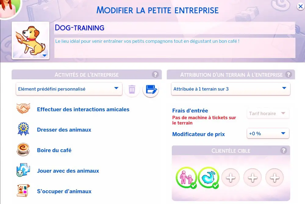 Dog-training business et hobbies